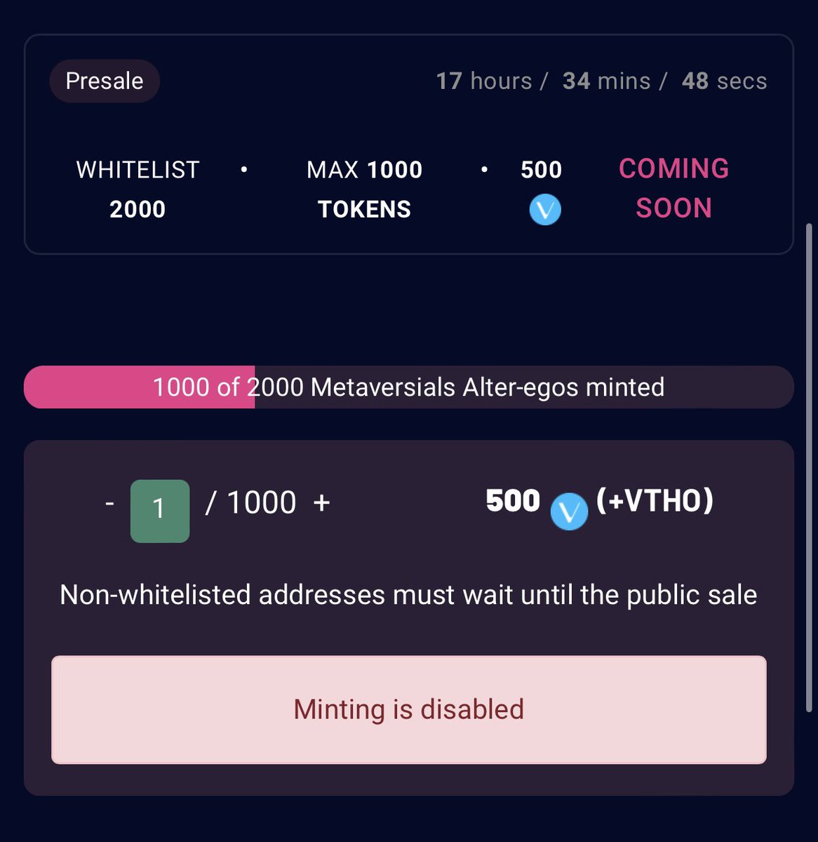 Thank you <a href="/Metaversials/">Metaversials | VNFT</a> for the NFTs Airdrop ! Love my Samurai Uncle ! 

Take note: Another 1,000 Samurai up for grab in 17 hours, 30 mins !