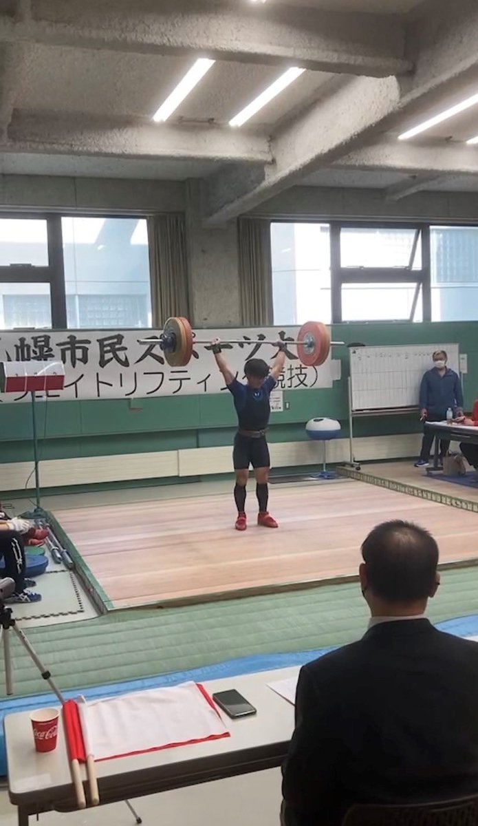 Muroran_IT's tweet photo. 大会結果⚡️

67キロ級　菊地悠斗　第2位
Snatch　86㎏　C＆J　114kg

73キロ級　石川将伍　第7位
Snatch　63㎏　C＆J　75kg

81キロ級　渡邊勇志　第3位
Snatch　85㎏　C＆J　115kg

109キロ級　林篤輝　第1位
Snatch　98㎏　C＆J　133kg

女子59キロ級　松内亜寿香　第1位
Snatch　51㎏　C＆J　67kg https://t.co/kKw3r9Mzkj