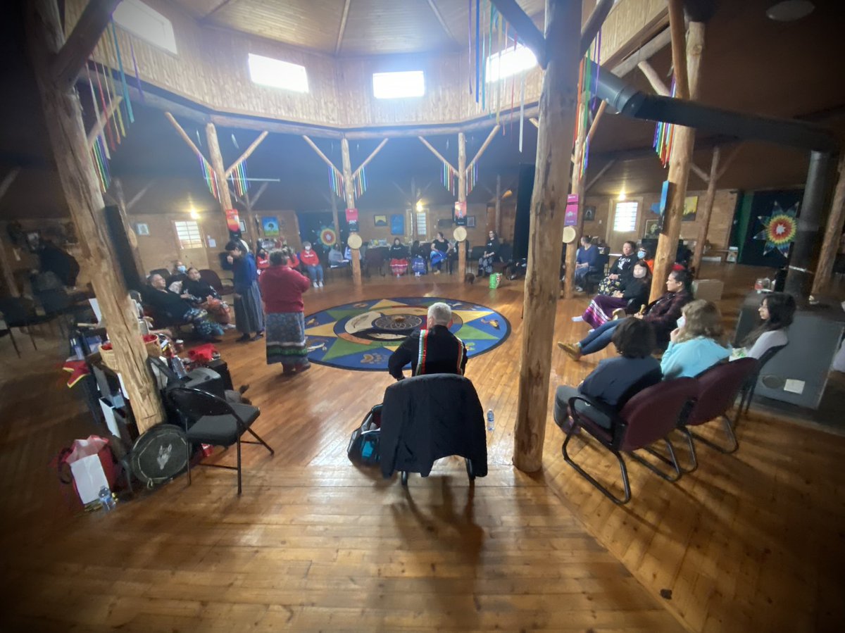 Full ❤️ after spending a day @TurtleLodge in ceremony with S’s from @ArthurALeach @general_byng @AcadiaJH @westdale_school. We sat with beautiful Elders & Knowledge Keepers to learn about what we see & do in ceremony. Huge thanks to @wpgfdn for your generosity! #walkingtogether