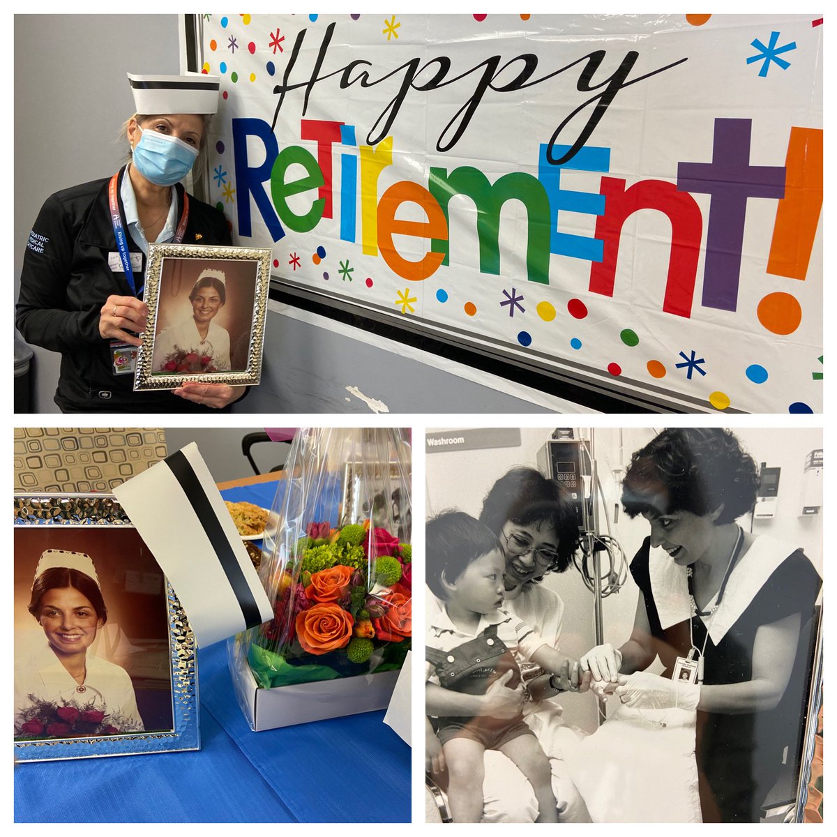 TavaresFil's tweet photo. After 4️⃣2️⃣ yrs of #nursing (3️⃣5️⃣ @mch_childrens) this incredible lady is retiring! Everyday Teresa brought passion, exceptional skill &amp; humanism to work to inspire, support &amp; transform the experience for 1000s of children, families &amp; staff #Grateful #Congrats 🙌🏻 #OneOfaKind ❤️ https://t.co/cWakD8Dos4