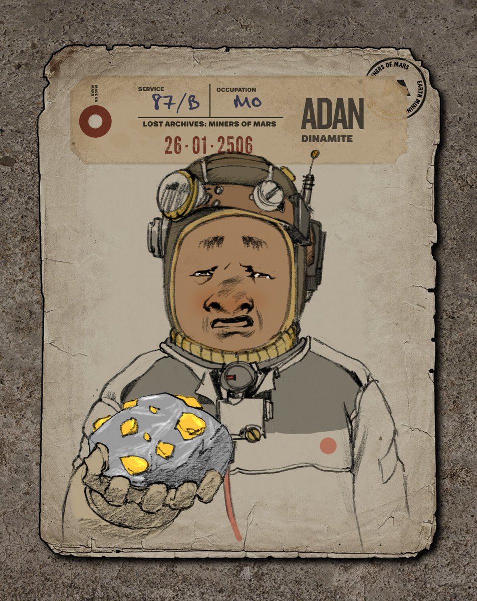 ONE <a href="/MinersofMars/">Miners of Mars</a> A day for the next....days

follow all of you miners, MOM holders must be all smart