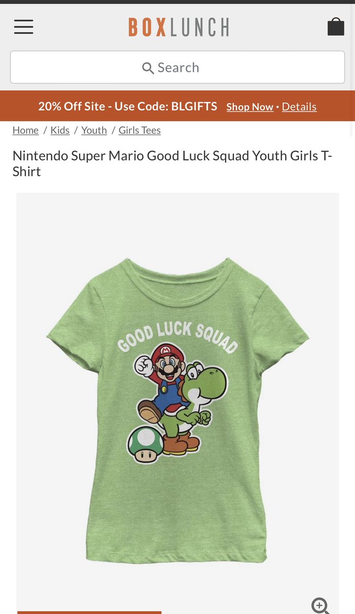SamValle07's tweet photo. What i ordered for my daughter from @BoxLunchGifts vs what i actually received. A rare Nintendo Branded Moon Knight T-shirt. 🤣 ok ok https://t.co/rclqyEBspJ