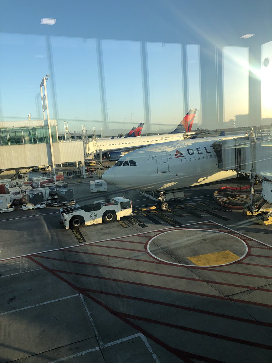 Compression socks on and ready for the 8 hour flight. I hydrated yesterday and today for the flight. Hydration decrease risk of blood clots and jet lag. #globalphysician #traveldoctor #healthytraveltips #hydration #avoidbloodclots <a href="/Delta/">Delta</a>