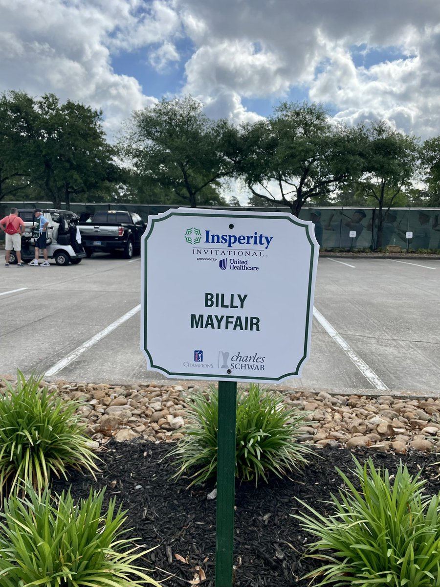 Having a great time at the <a href="/InsperityInvtnl/">Insperity Invitational</a> in The Woodlands.