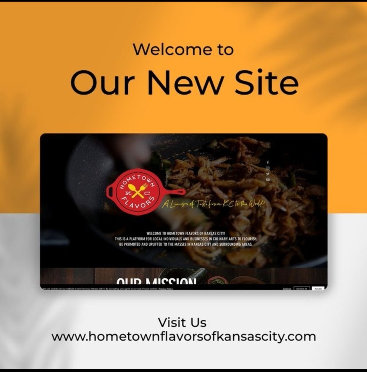 FlavorsOfKC's tweet photo. Our new site in now live!
Visit us at https://t.co/2ZnymkqqWG

Subscribe to our emailing list, to be one of the first to know about upcoming events! https://t.co/qlvnNiAKeh