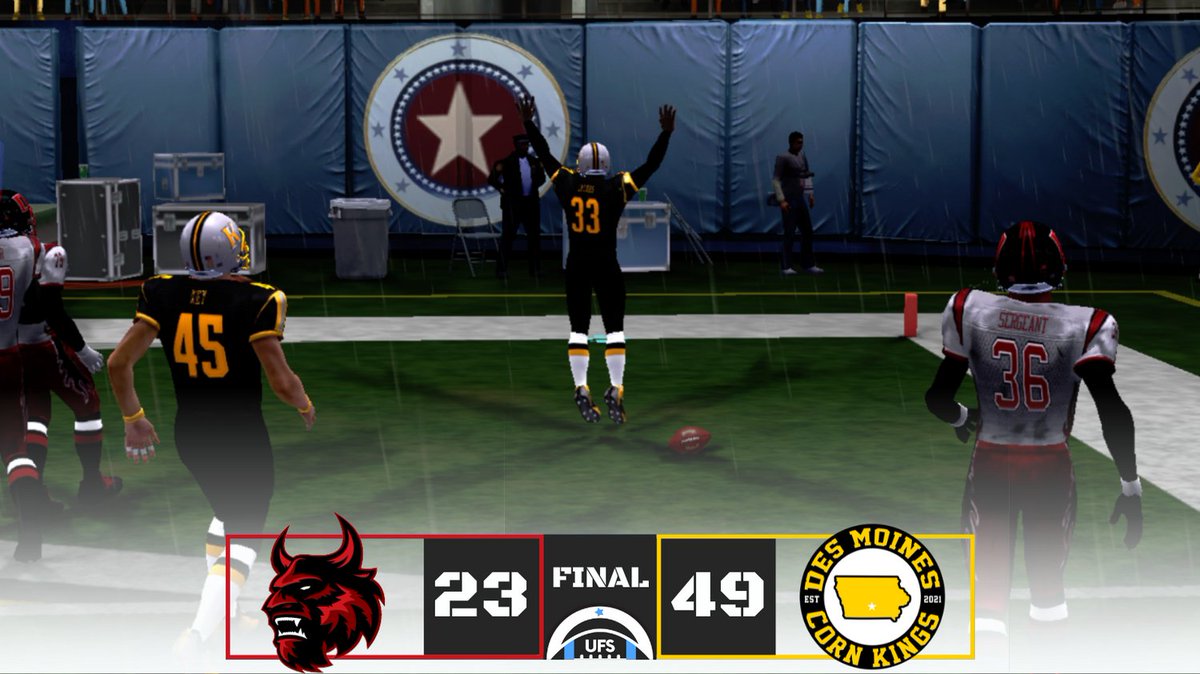 The #CornKings put the pain on the #Devils behind a record 263 yards from Palmer Jacobs on the ground.