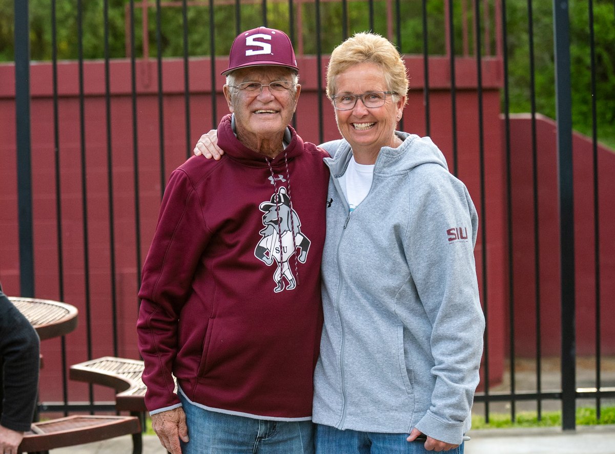 SIU_Softball's tweet photo. Just a couple of 🐐s from Herrin, Illinois. https://t.co/2PLYsbwczy
