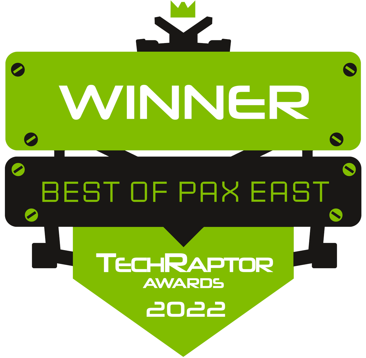 CursedtoGolf's tweet photo. 🏆WINNERS🏆

Huge thank you to @TechRaptor for naming Cursed to Golf as their: 

"BEST OF PAX EAST 2022" award! 

We love you silly Golf Raptor⛳️ https://t.co/4nfLb9iSGq