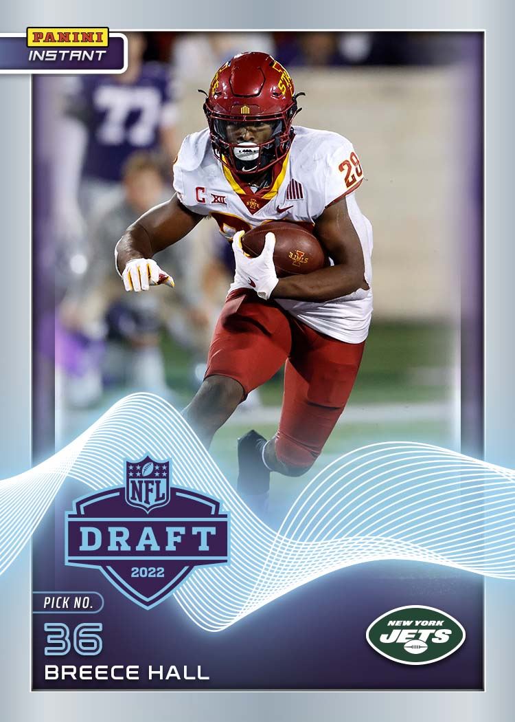 When New York calls... you answer. Proud to rep the big city and #TakeFlight with my new squad 🙏  Let's get it @NYJets! Check out my #PaniniInstant card now #WhoDoYouCollect #RatedRookie #NFLDraft qr.paniniamerica.net/2gwtj_app