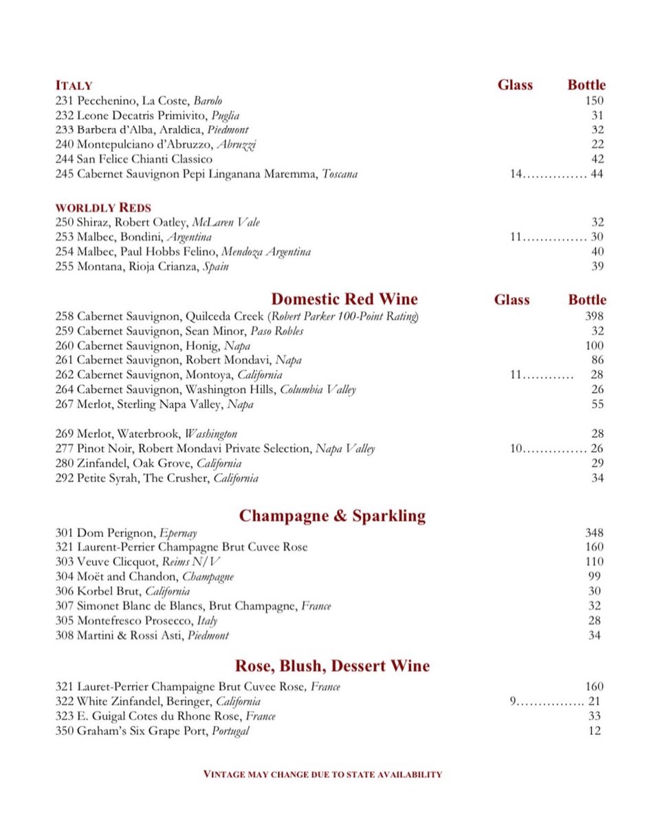 frenchmanor's tweet photo. New wine menu to pair with our new dinner menu! 🥂🍷 https://t.co/DJtfy0eksb