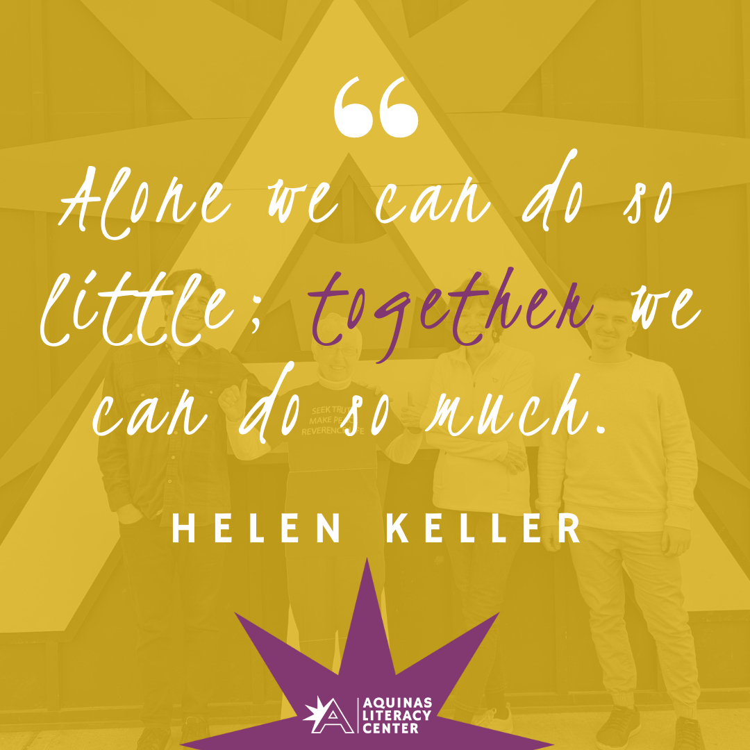 We're excited to meet our newest volunteer literacy tutors tomorrow!