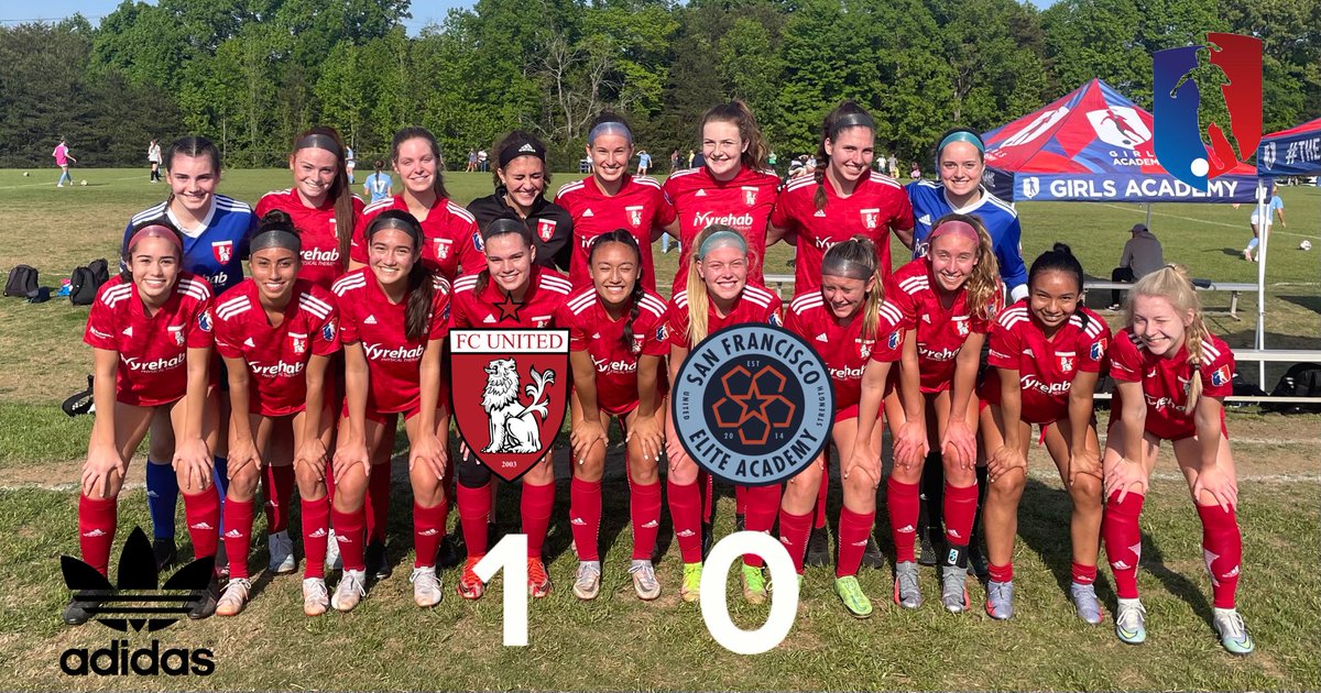 The #FCUGA 05 team opened up their <a href="/GAcademyLeague/">Girls Academy</a> Showcase in North Carolina with a 1-0 win over @SFEliteAcademy. Katie Hungness with the FCU goal in the 15th minute. Mira Issar with the clean sheet.