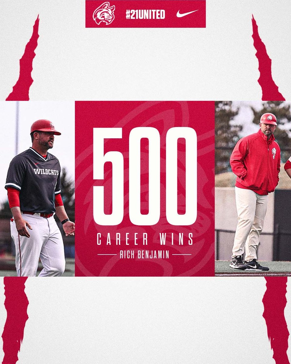 Indiana Wesleyan University Wildcats (@iwuwildcats) on Twitter photo Congratulations <a href="/IWU_Baseball/">Illinois Wesleyan Baseball</a> Head Coach Rich Benjamin on collecting his 500th career win in a sweep over Marian! Congratulations <a href="/IWU_Baseball/">Illinois Wesleyan Baseball</a> Head Coach Rich Benjamin on collecting his 500th career win in a sweep over Marian!
