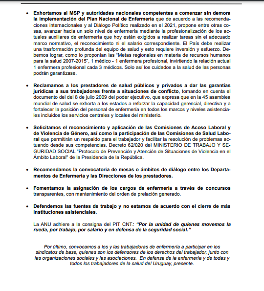 Comunicado de ANU, ante la proximidad de un nuevo 1ero de mayo. Feliz Dia de los Trabajadores para todos/as.