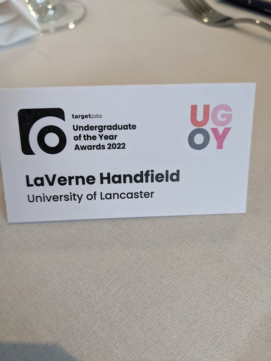 LHandfield2's tweet image. Had a GREAT day at Canary Wharf with Teams #LUMSCareers (w/ @MatthewHwrd), @LancsCareers &amp;amp; LU #GROWYourFuture (w/ @HJAllison) at the @targetjobsUK #UGradoftheYear Awards celebrating @LancasterUni 's 7 student finalists! #careers #lovelums #lancasteruniversity #lumscareers