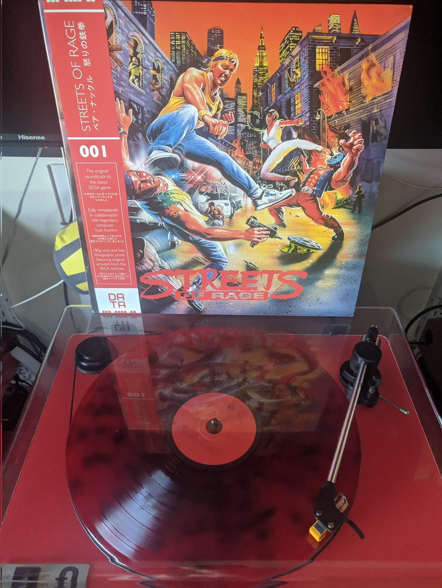 evilpaul2012's tweet photo. Keep forgetting to post things, hopefully I'll start to again. Now that I have speakers in my game room, I can listen to records while I work. #streetsofrage #datadiscs #vgmvinyl #sega https://t.co/QWT7j3P1ZV