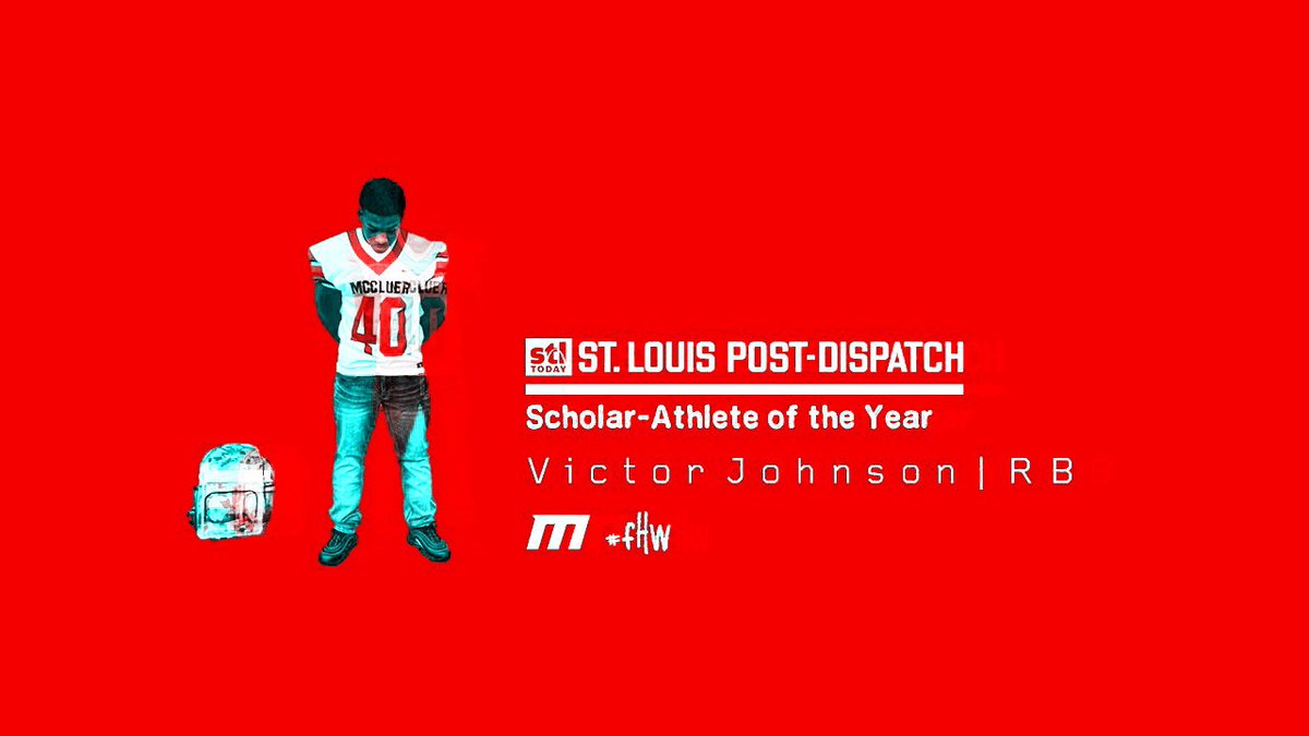 A three sport athlete who took care of business and could be counted on in any situation, we congratulate our <a href="/Vickwavey/">Victor Johnson</a> for earning <a href="/stltoday/">St. Louis Post-Dispatch</a> Scholar-Athlete of The Year for McCluer. #fHw #nWo