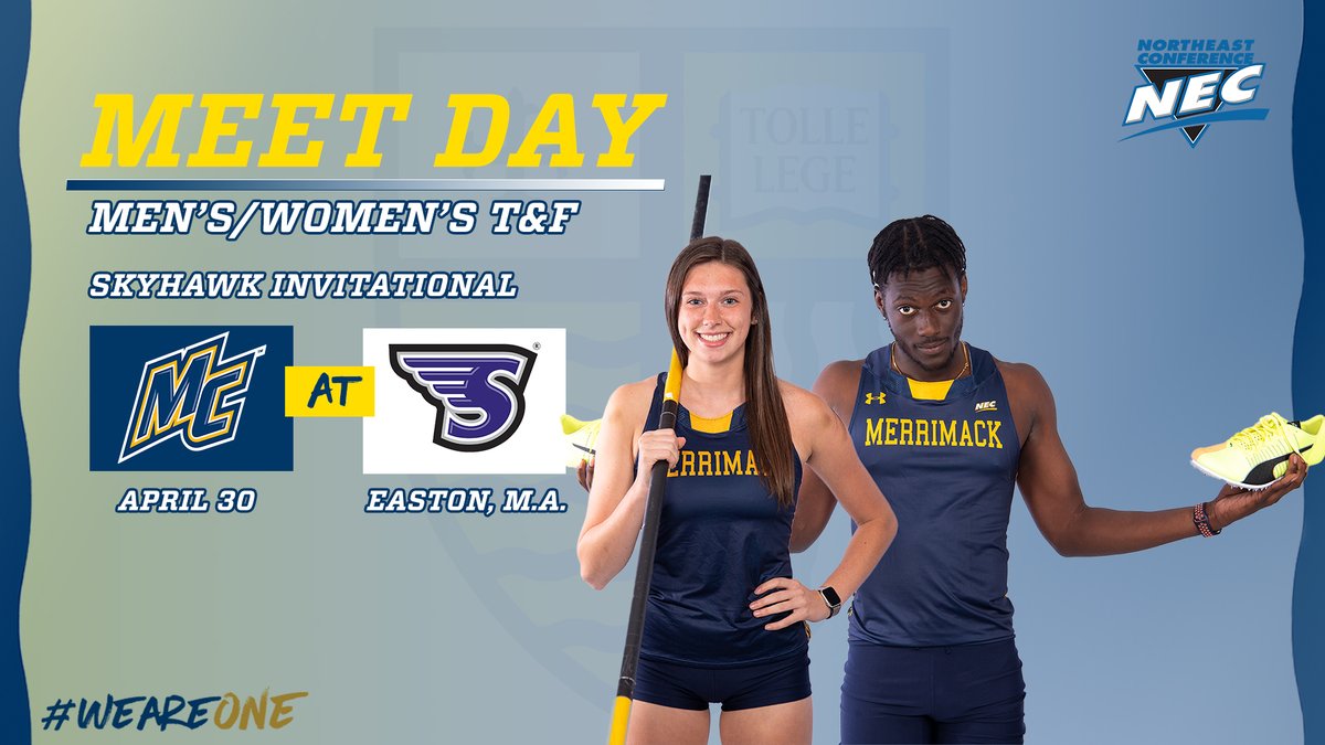 MerrimackTFXC's tweet photo. MEET DAY!
📍Easton, M.A.
🏟️WB Mason Stadium
#GoMack https://t.co/HZax92ctRF