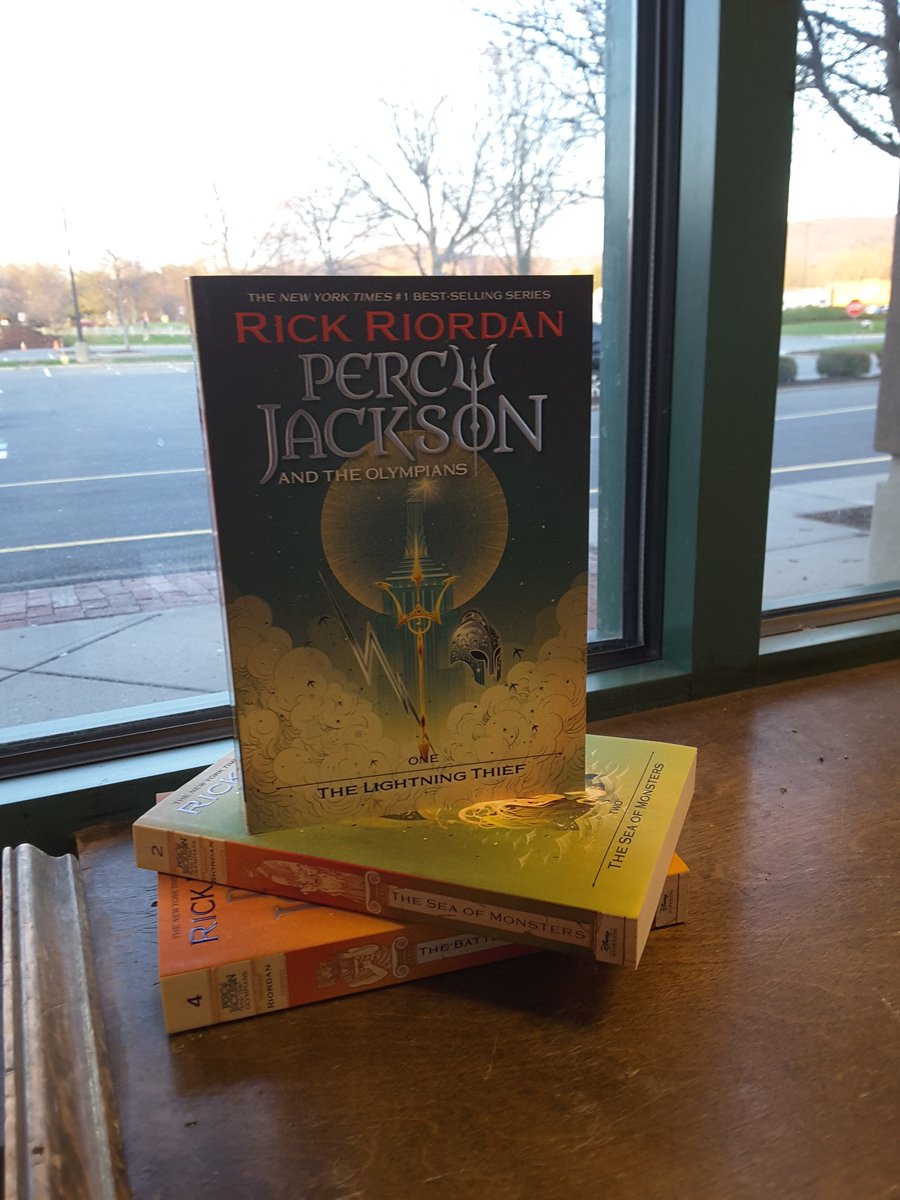 Come check out these absolutely godly new #PercyJacksonAndTheOlympians covers! #TitansCurseWeek