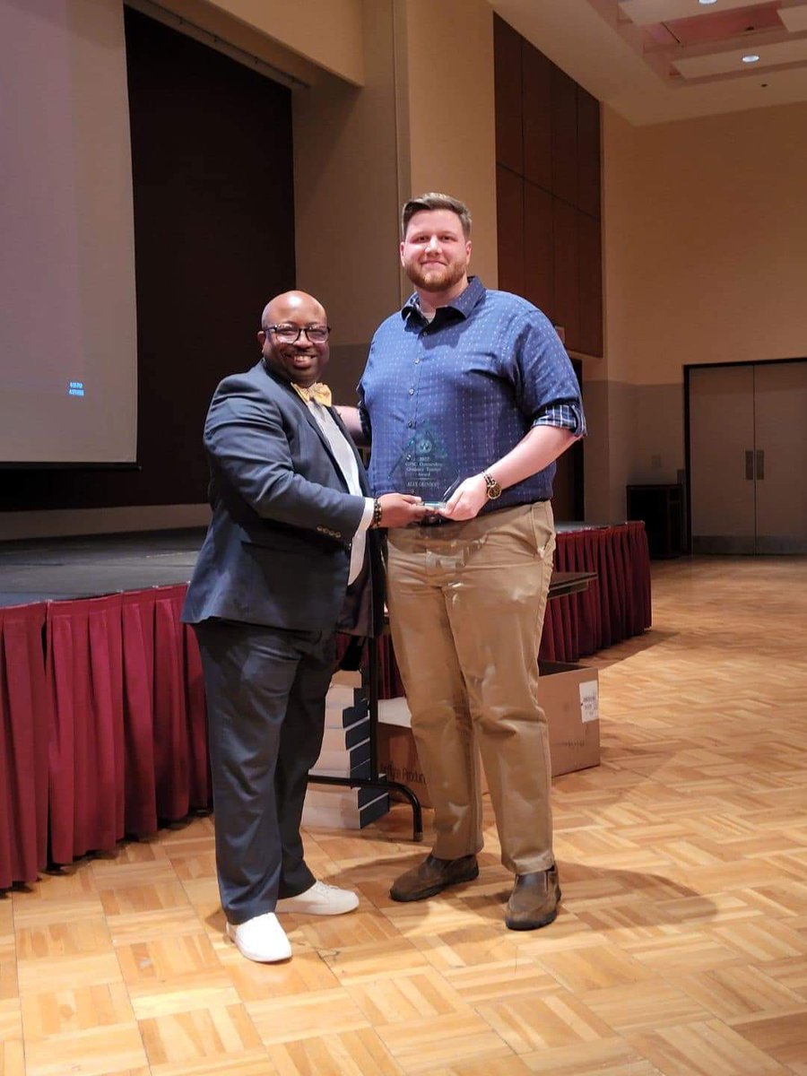 SIUArchitecture's tweet photo. Saluki Shoutout!

Alex Grenhoff is the recipient of the 2022 Outstanding Graduate Teacher Award from the Graduate and Professional Student Council. We congratulate you for this extraordinary achievement! #thisissiu https://t.co/UNGyhgyM55