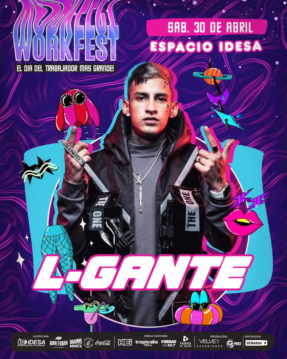 FarraPlay's tweet photo. ¡ATENCIOOOOOON!

¡Todo el turreo del perrito malvado llega al #WorkFest 2022!🎶🎵

¡La #Farra sigue con la aplastante número uno! 101.3 FM 📻 💚 https://t.co/tZowgVsf89