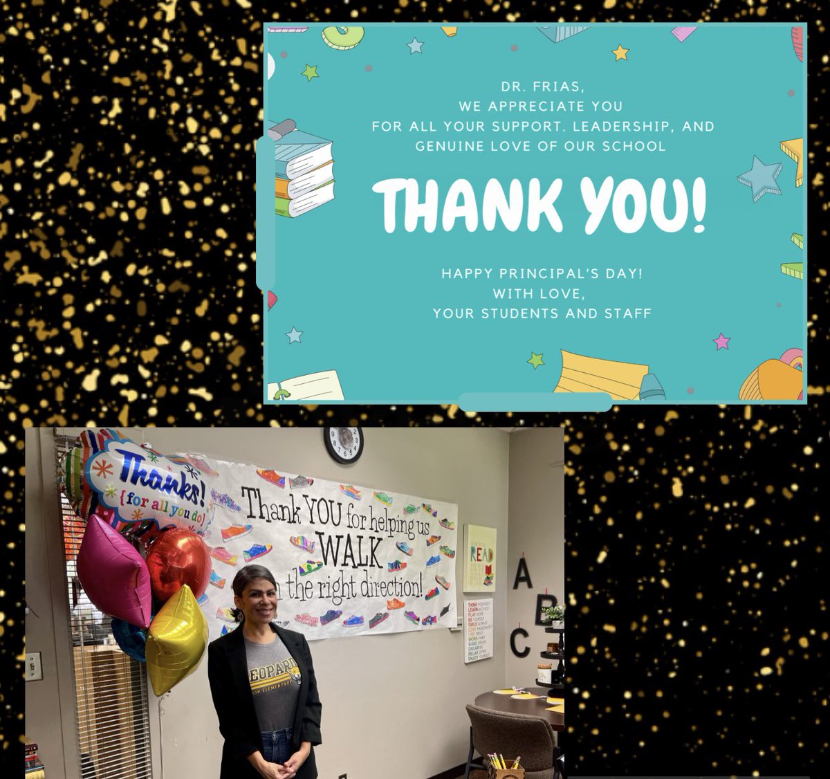 Happy Principals Day to our dedicated leader!❤️ #SchoolPrincipalsDay #GoLeopards #PBVUSD <a href="/loudonleopards/">Loudon Elementary School</a>