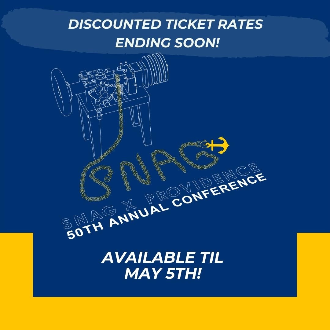 SNAGmetalsmith's tweet photo. Have you registered for the 2022 Conference yet? If not - Don't worry! We still have discounted ticket rates available for you! 
⭐ Registering by May 5th guarantees your name badge &amp; tote bag filled with lots of goodies! We all love our SNAG SWAG! https://t.co/3B0HxS5C3q