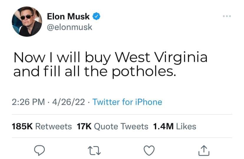 G_winn76's tweet photo. @elonmusk needed in Morgantown WV!! https://t.co/DjpaSs7tBM