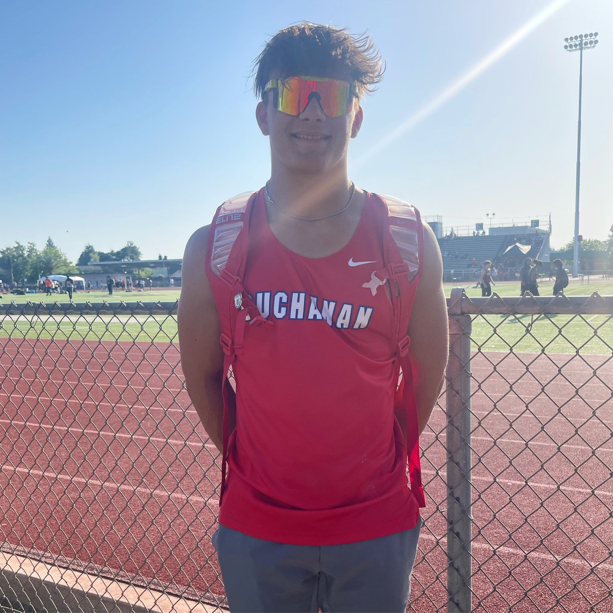 SCHOOL RECORD AND DOUBLE PR ALERT 🚨🚨🚨 Hilton Green breaks his PR in the Pole Vault twice, first with a jump of 15-9 then takes it higher with a 16-1! #cantbestopped <a href="/HiltonGreen8/">Hilton Green</a> <a href="/bhs_sports13/">Buchanan Athletics</a> <a href="/Activities_BHS/">Buchanan Activities</a> @MilesplitCA <a href="/PrepCalTrack/">Rich Gonzalez</a>