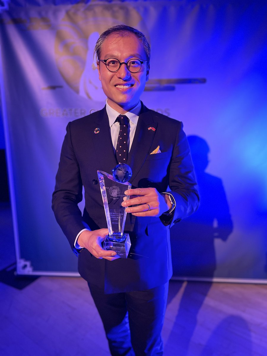 SKZhi's tweet photo. A nice surprise that @Woodplc is named the #GrtChinaBusiness award winner due to our performance and contributions on decarbonisation in Greater China region. Thx to @tradegovuk_NW . Amazing night. We just also celebrated #CNY2022 in late April, which is the latest one I had. https://t.co/a5ItaidBJM