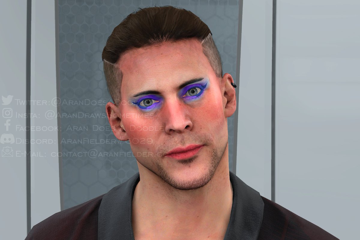 AranDoesADoodle's tweet photo. First attempt on Kamski

Made with freecam tool by Otis_inf: https://t.co/5FupqZVmPh
And mod tool from Deadray: https://t.co/RUOKfnEbtf
Colour Corrected: Photoshop

#DetroitBecomeHuman #dbhedit #dbhedits #dbhmod #dbhmods #dbh #dbhKamski #Kamski #MastoArt https://t.co/Wq5oocliEz