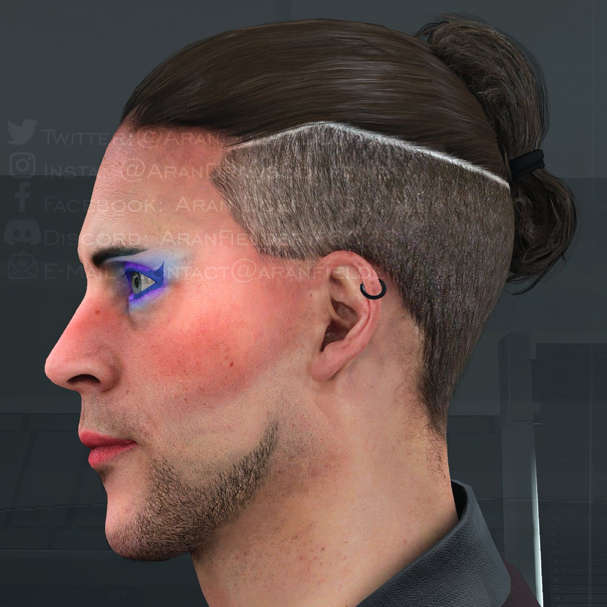 AranDoesADoodle's tweet photo. First attempt on Kamski

Made with freecam tool by Otis_inf: https://t.co/5FupqZVmPh
And mod tool from Deadray: https://t.co/RUOKfnEbtf
Colour Corrected: Photoshop

#DetroitBecomeHuman #dbhedit #dbhedits #dbhmod #dbhmods #dbh #dbhKamski #Kamski #MastoArt https://t.co/Wq5oocliEz