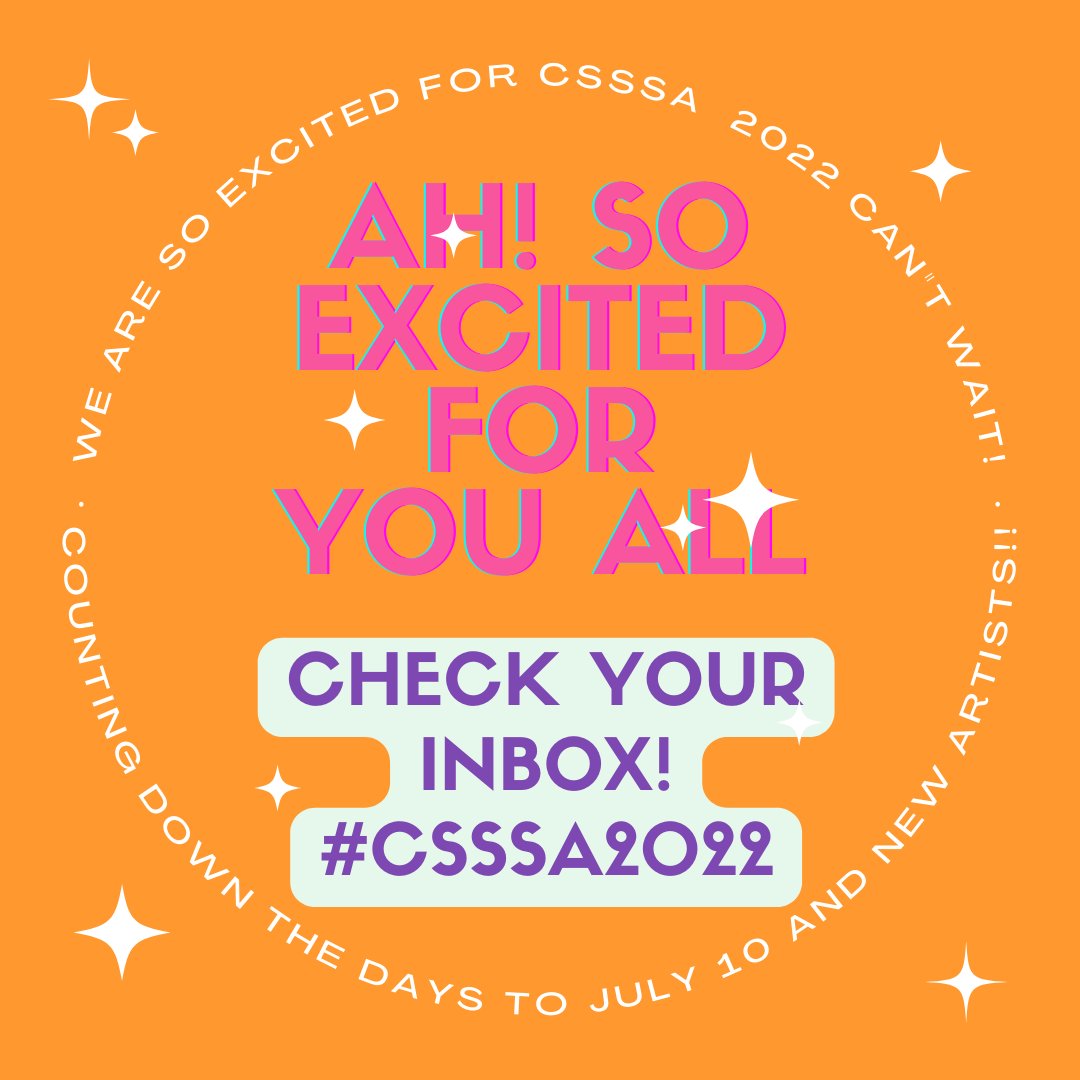 RealCSSSA's tweet photo. RIGHT NOW RIGHT NOW!! Letters are going out so check those inboxes...we have our fingers triple crossed for you!! #csssa #csssa2022 #csssaforever https://t.co/e2GvFIf97t