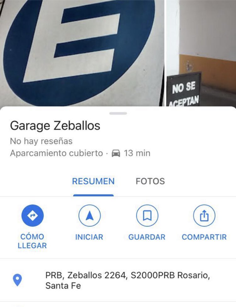 pablorprocopio's tweet photo. No vayan a esta cochera (Zeballos 2264). Te hacen dejar las llaves en el auto. Cuando fui a buscarlo, me había desaparecido un bolso que tenía dentro. https://t.co/yMd5hXvEdu