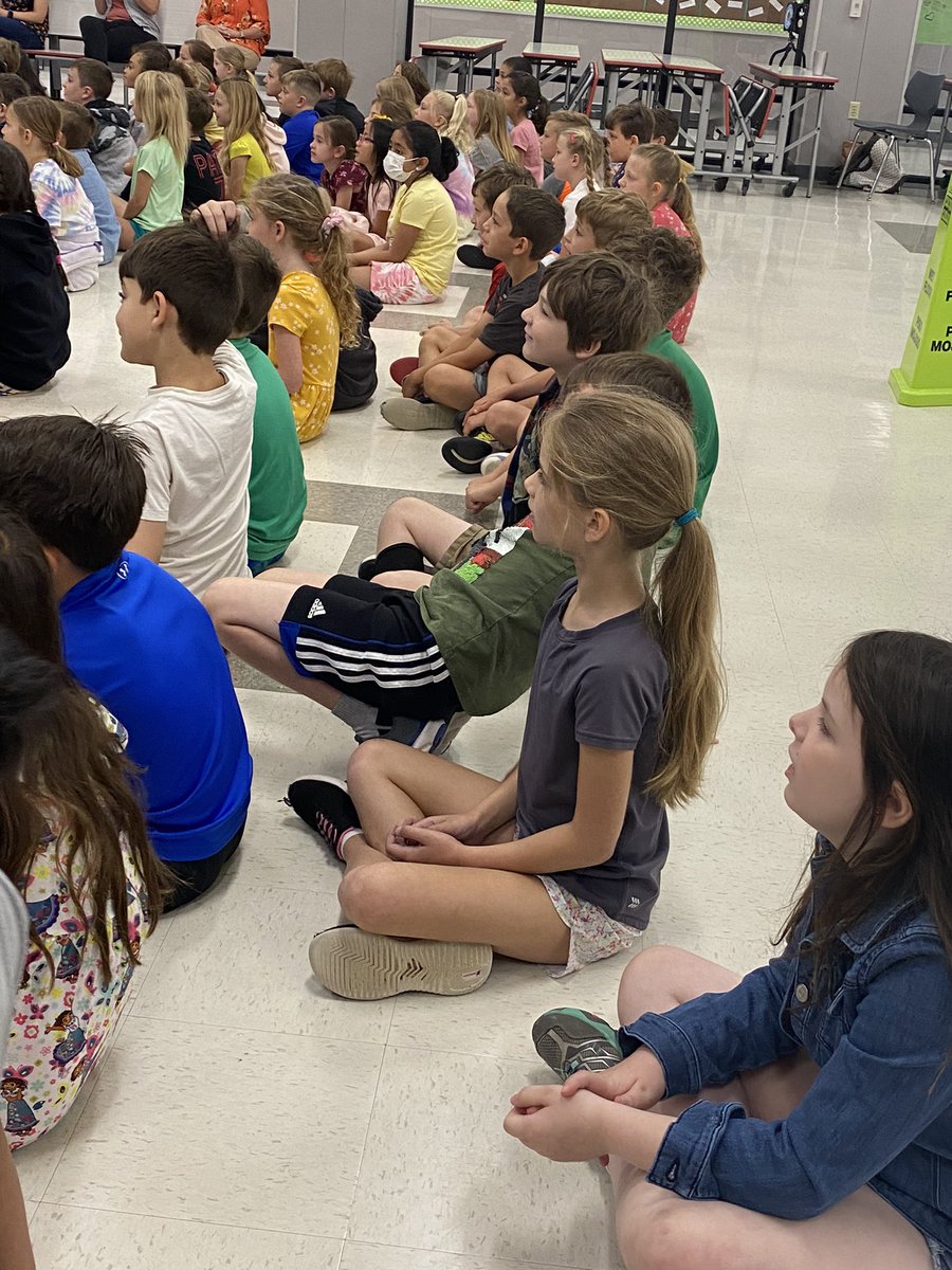 CoachOSteenPE's tweet photo. Thanks @BridlewoodPta for the fun Assembly James Wand Magic Show! We loved it! #todayatBES https://t.co/Npf0be7YuY