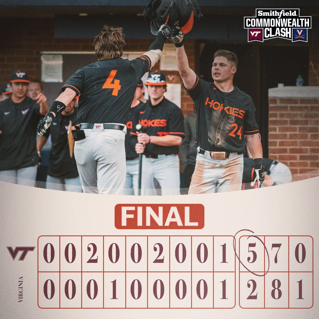 HokiesBaseball's tweet photo. 𝙎𝙞𝙯𝙯𝙡𝙞𝙣' 𝙥𝙚𝙧𝙛𝙤𝙧𝙢𝙖𝙣𝙘𝙚 😮‍💨🥓

≫ @SmithfieldBrand 

#Hokies 🦃⚾️ https://t.co/y91DL4X71B