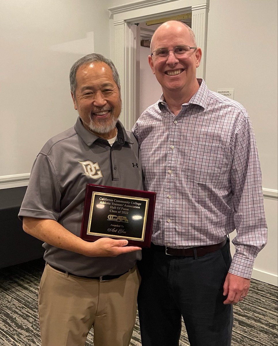 ✨Congratulations to our one and only Art Yee for getting inducted into the CCCATA Hall of Fame after a 36 year career as a Mustang✨ <a href="/SJDeltaCollege/">SJ Delta College</a> 

It’s a GREAT day to be a Mustang‼️