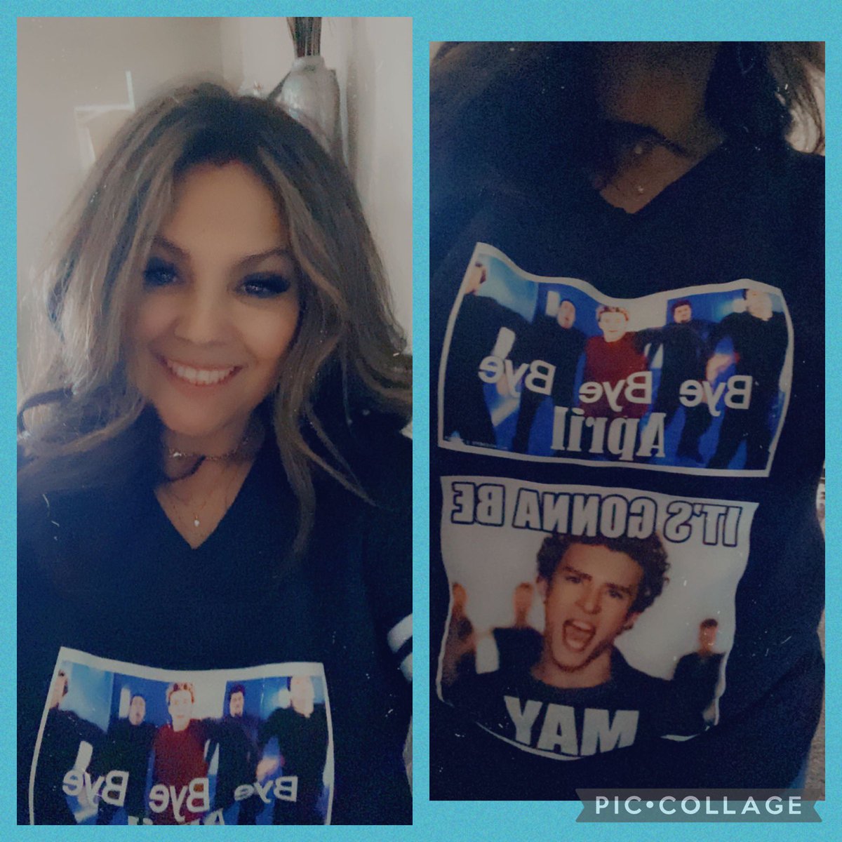 SparklesKind's tweet photo. My student made me this shirt #byebyeApril #itsgonnabeMay I had worn a dress - so I went home at lunch and changed!! She was so happy!!#imhappyโค๏ธ #TeacherAppreciationWeek https://t.co/rQz5T18P8d