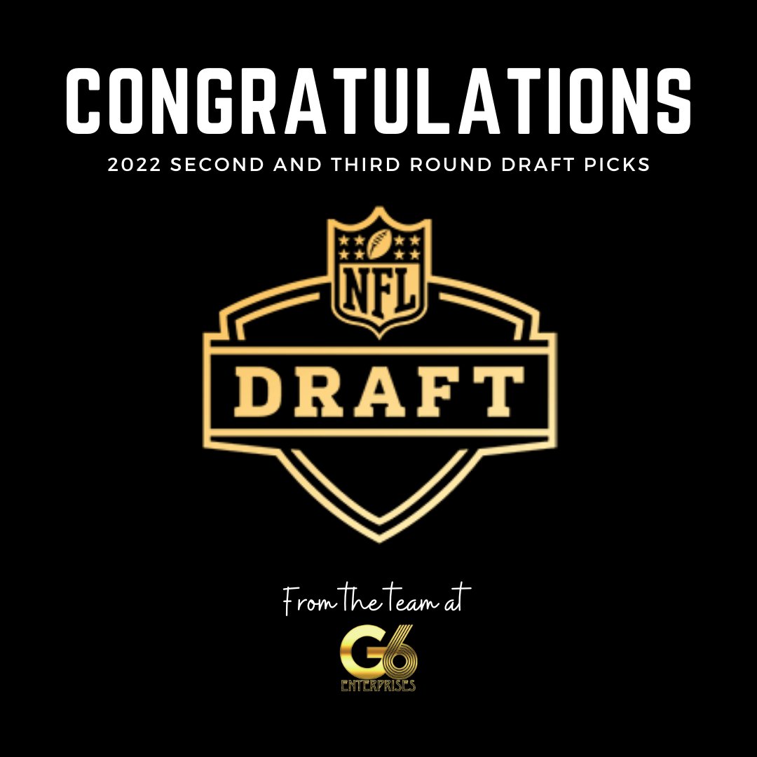 G6Enterprises's tweet image. Great second and third round draft pick selections tonight!  
theg6enterprises.com

#NFLDraft #venturecapital #getcoachedup #business #football #athletes #sports #sportsbusiness #NIL #NFTs