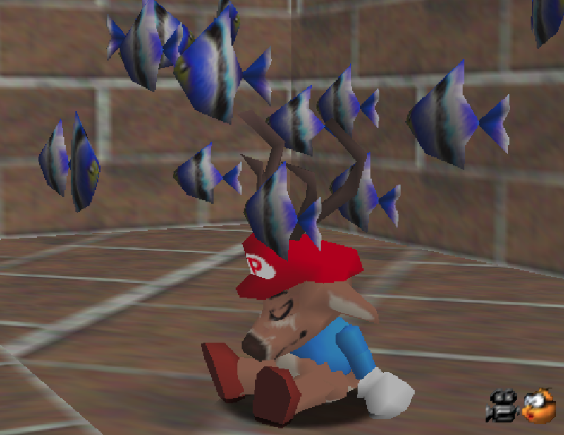 CmdDog's tweet photo. what if mario was a funny little deer man, really makes you think https://t.co/x4FU2elFgu