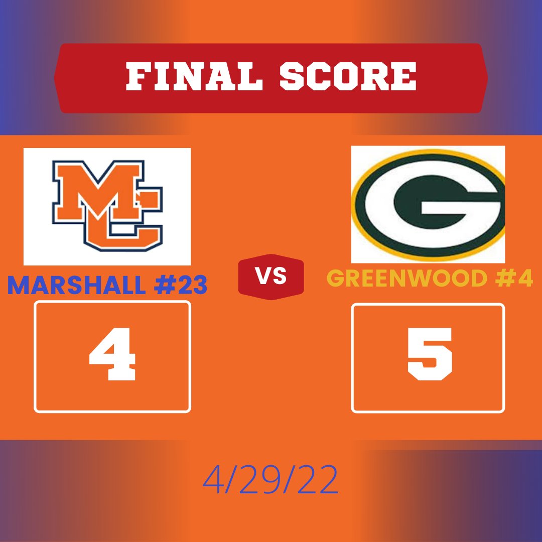 MCHS fell just short in a comeback bid to a tough Greenwood team who is #4 in the state Coaches’ poll this week