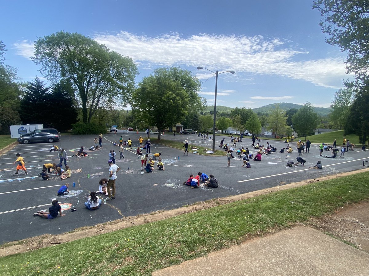 BMESBobcats's tweet photo. We needed this day that filled us up! SWMM led by kdg, Walk-A-Thon, Art Walk, &amp; friendship mandalas.  #oneBME @BMESBobcatsPTO @CvilleSchools https://t.co/94T946Bivx