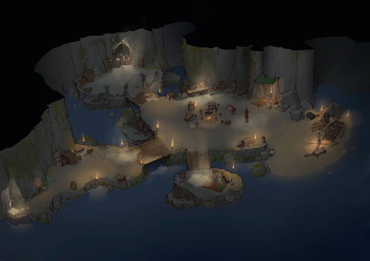 GuildSaga's tweet photo. The Guild Saga: Tales of Respite three-hour, feature-complete demo is coming soon! Check out some of the latest indoor map concepts below.🕯️ https://t.co/Agts5bdW8R