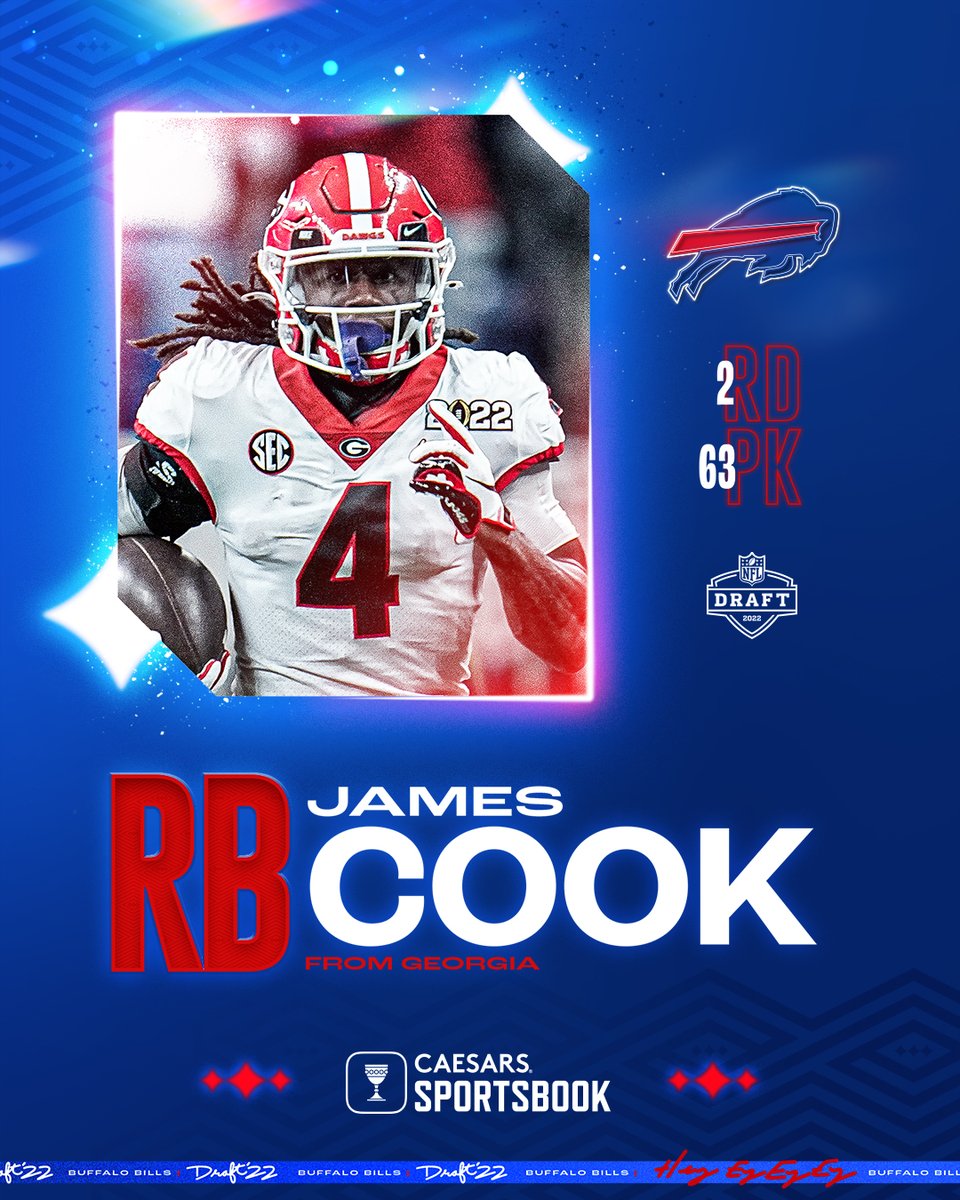 BuffaloBills's tweet photo. Our pick is in. 👏

Welcome to Buffalo, James Cook!! #BillsMafia https://t.co/sAJnSmoqDD