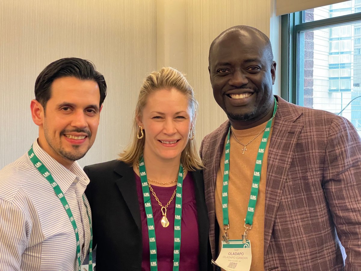 Margaret Paulson, DO (@drmpaulson) on Twitter photo Funny I needed to come to the <a href="/MayoClinic/">Mayo Clinic</a> reception in Chicago at #IM2022 to see my colleagues, Cristian Madrid and Dapo Igandan, when we work in the same group <a href="/MayoClinicHS/">MayoClinicHealthSystem</a> in Northwest Wisconsin. The desire to be better doctors brings us together! Funny I needed to come to the <a href="/MayoClinic/">Mayo Clinic</a> reception in Chicago at #IM2022 to see my colleagues, Cristian Madrid and Dapo Igandan, when we work in the same group <a href="/MayoClinicHS/">MayoClinicHealthSystem</a> in Northwest Wisconsin. The desire to be better doctors brings us together!