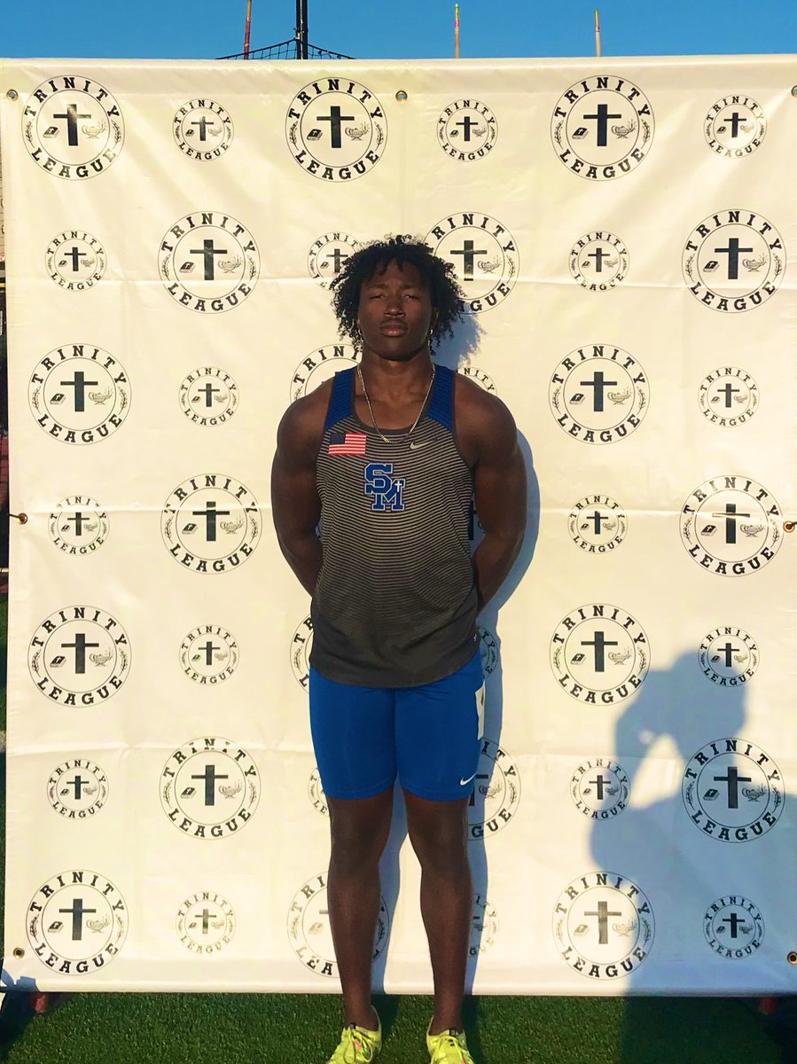 Sr @Jalen_Jones24 with a big PR in the 100m with a time of 10.74 today at the <a href="/LeagueTrinity/">Trinity League</a> Championships!!!
<a href="/ocvarsity/">ocvarsity</a> <a href="/PrepCalTrack/">Rich Gonzalez</a> @MilesplitCA <a href="/SMCHSEagles/">SANTA MARGARITA Catholic High School</a> <a href="/SMCHSEagles/">SANTA MARGARITA Catholic High School</a>