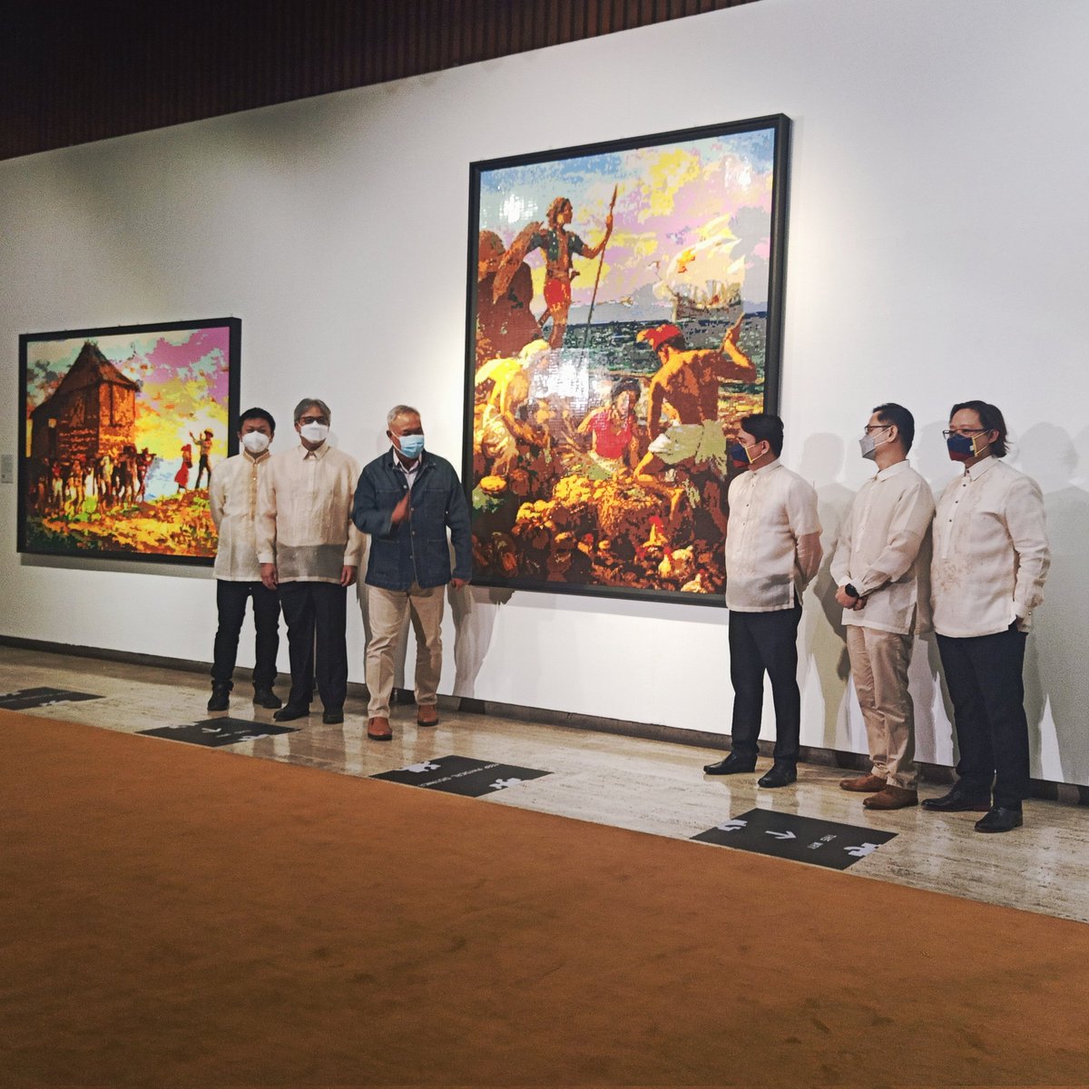 TheCCPofficial's tweet photo. In case you missed it! The Cultural Center of the Philippines, through the @ccpvamd, in partnership with @PINOYLUG and the Fernando C. Amorsolo Art Foundation launched the #ProjectAMORsolo exhibit at the CCP Little Theater Lobby.
#CulturalCenterofthePhilippines
#culturalcenterph https://t.co/f0IRPA7u6r