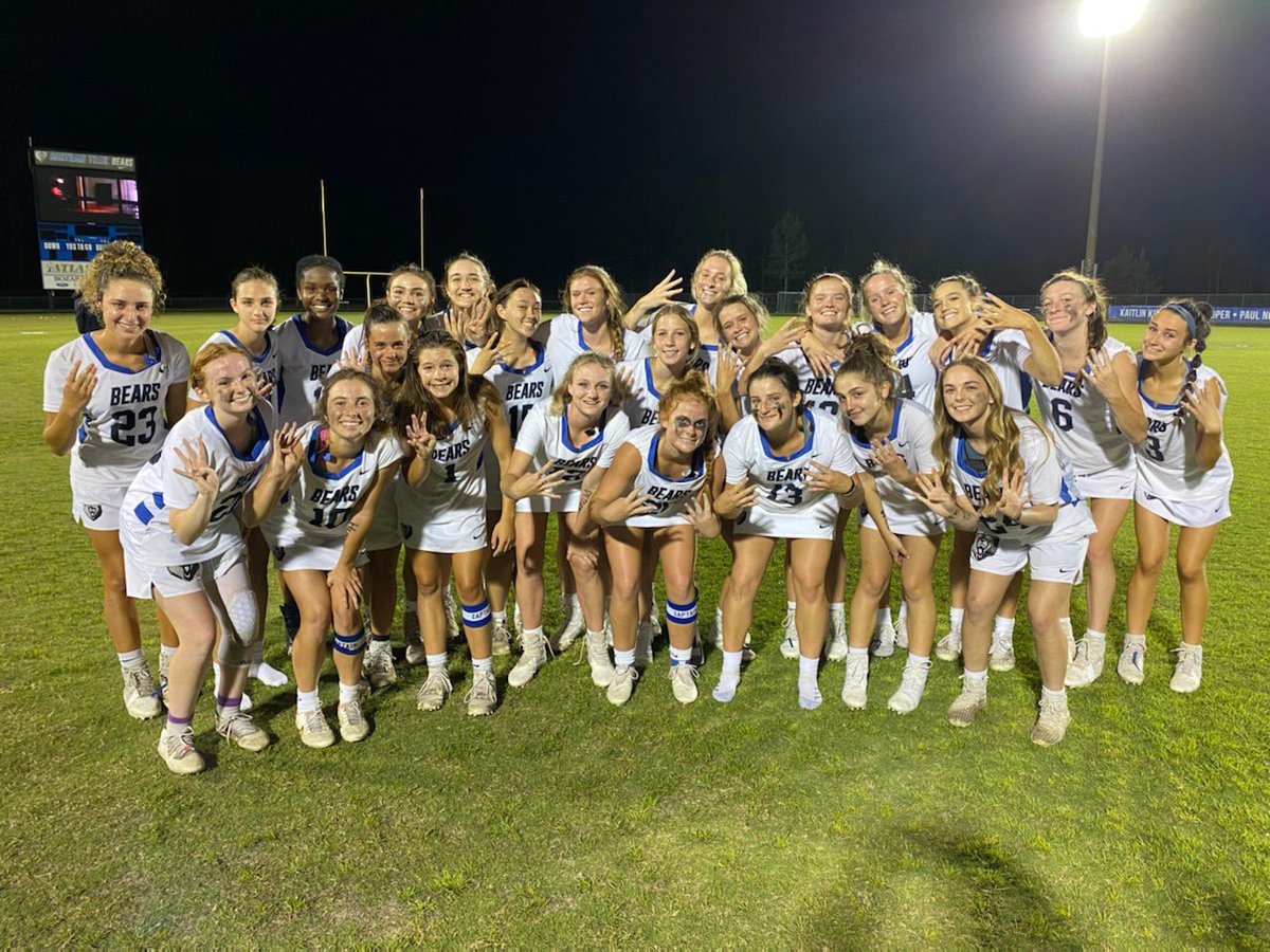 Regional Champs! 🥍🏆
<a href="/BTgirlsLAX/">BT Girls Lax</a> 1️⃣2️⃣
Ponte Vedra 6️⃣
#GoBears🐻
