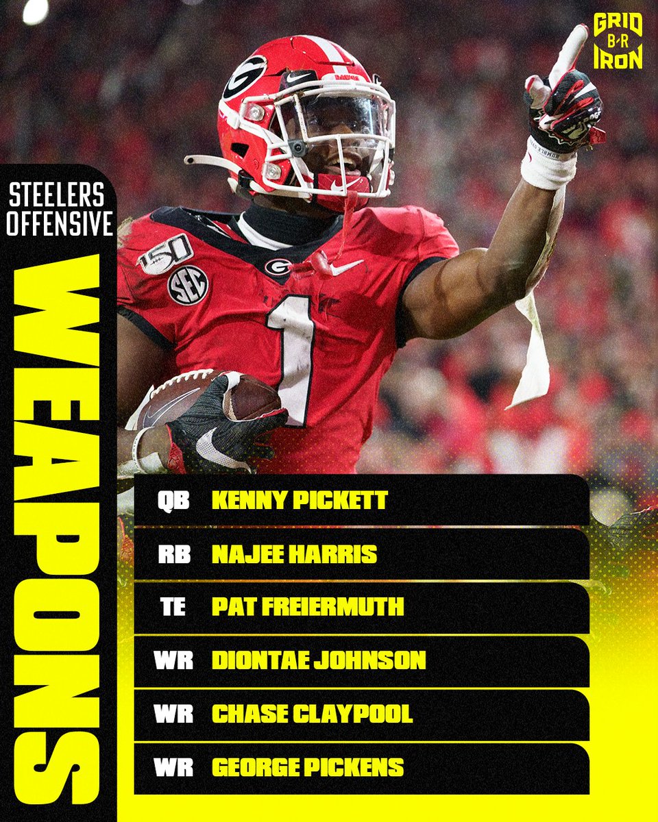 This Steelers offense is loaded with young talent 🚀 

Every player on this graphic is 25 or younger