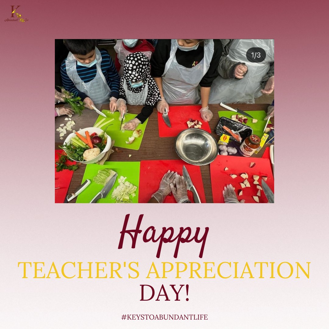It’s teacher appreciation week and we want to send a special ‘Thank You’ to the instructors and chefs who make Keys special. 

Thank you for all you do! 💜

#Keystoabundantlife #teacherappreciationweek #teacherappreciation #chefappreciation